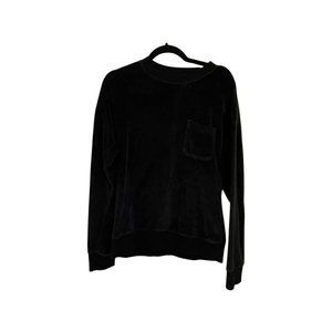 Black Velvet Old Navy Crew Neck Sweater (Size M)